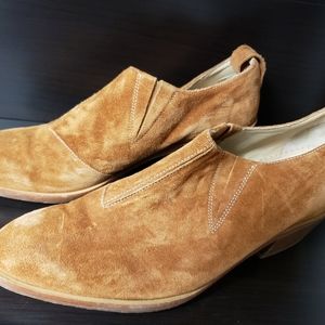 Rag and bone suede cowboy  ankle booties